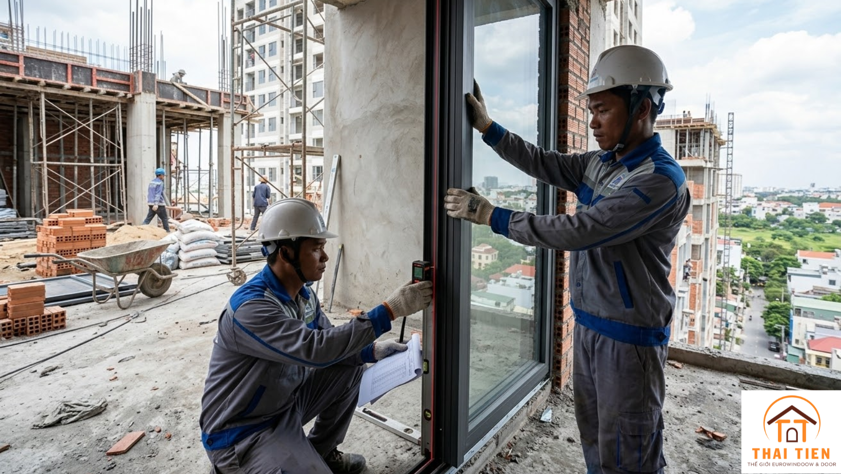 Quy trình thi công cửa nhôm kính chuyên nghiệp